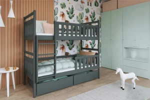 MICO 90x200 Graphit Etagenbett Deine Möbel