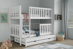 OLIVIA 90x200 Natur Kiefer Etagenbett Deine Möbel