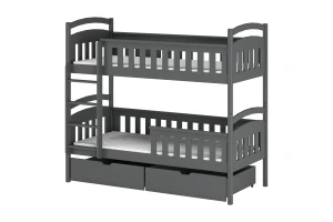 RIO 90x200 Graphit Etagenbett Deine Möbel