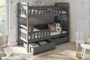 RIO 90x200 Graphit Etagenbett Deine Möbel