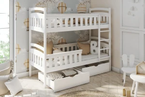 RIO 90x200 Weiß Etagenbett Deine Möbel