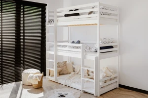 THOMAS 90x200 Aschgrau Etagenbett Deine Möbel