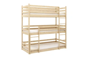 THOMAS 90x200 Natur Kiefer Etagenbett Deine Möbel