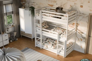 THOMAS 90x200 Natur Kiefer Etagenbett Deine Möbel