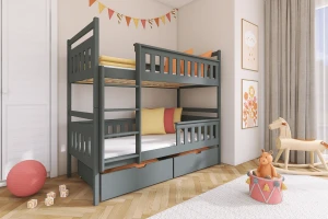 TIM 90x200 Graphit Etagenbett Deine Möbel