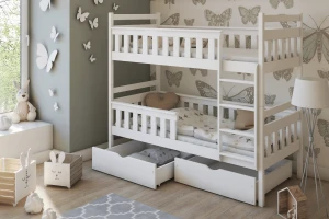 TIM 90x200 Weiß Etagenbett Deine Möbel