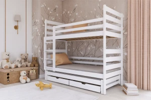 TOMI 90x200 Aschgrau Etagenbett Deine Möbel