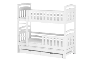 VIKI 90x200 Weiß Etagenbett Deine Möbel