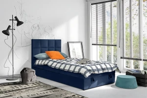 PETER 120x200 Riviera 81 Blau Boxspringbett Einzelbett Jugendbett Deine Möbel