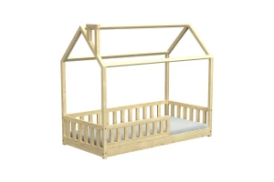 ROSI 90x200 Kiefer Bodenbett Hausbett Einzelbett Deine Möbel