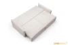 Ausgezogenes Schlafsofa mit großzügiger Liegefläche, ideal als Gästebett, Ansicht von oben.