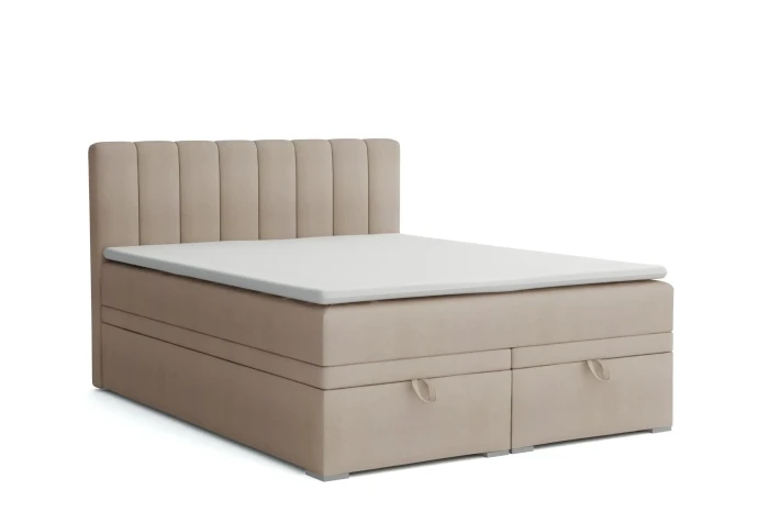 DAVID-Boxspringbett-mit-Bettkasten-und-einer-durchgehenden-Matratze-H4-Velour-Samt-Beige-Deine-Moebel