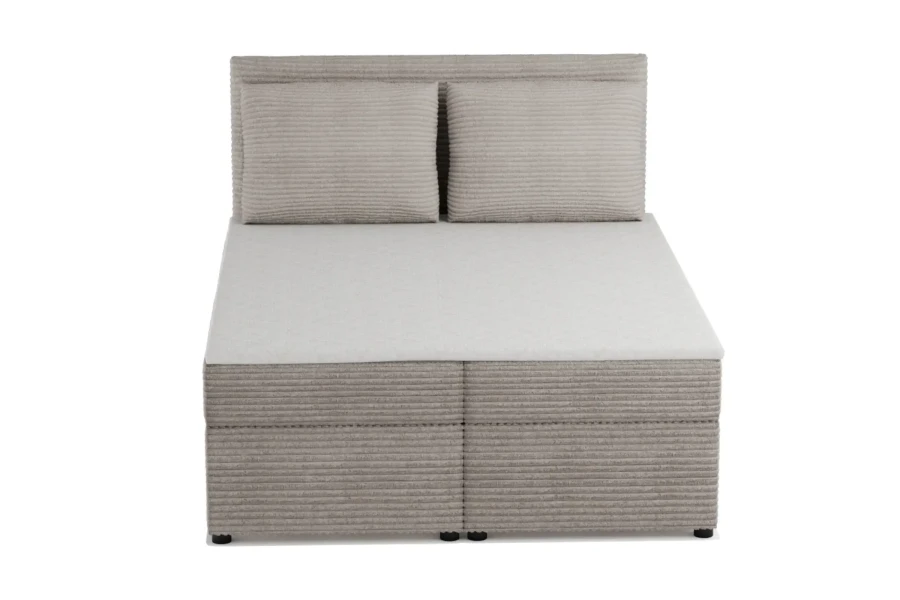 TAMI-Boxspringbett-mit-Bettkasten-Topper-Cord-Beige-Deine-Moebel