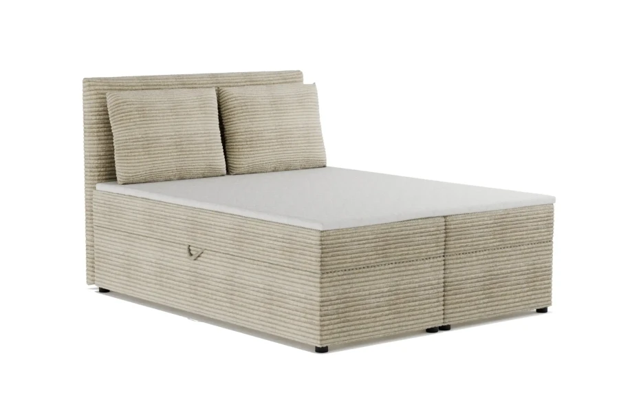 TAMI-Boxspringbett-mit-Bettkasten-Topper-Cord-Creme-Deine-Moebel