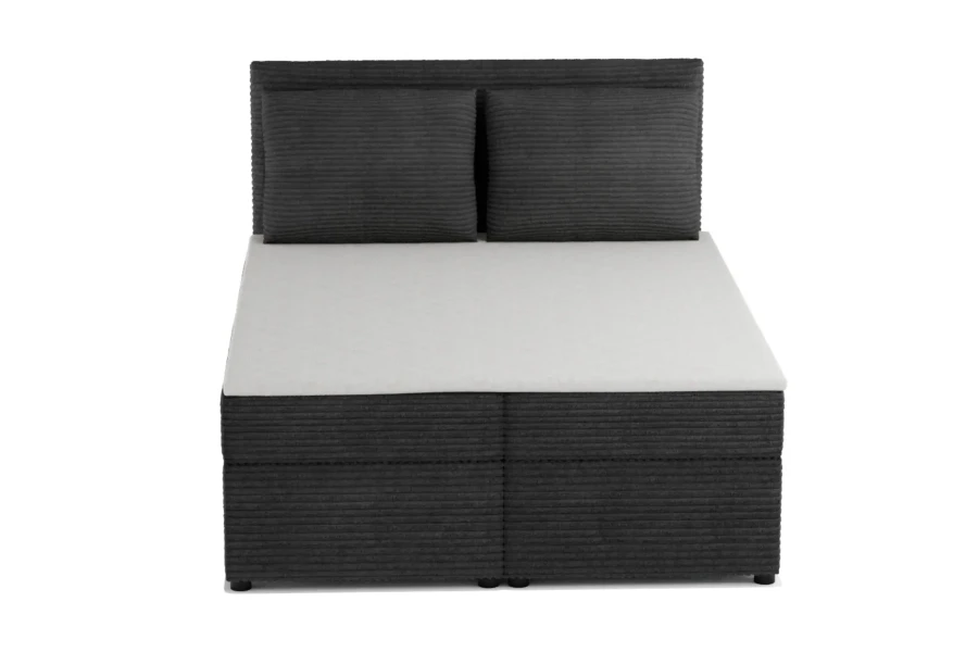 TAMI-Boxspringbett-mit-Bettkasten-Topper-Cord-Anthrazit-Deine-Moebel