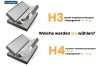 Infografik zur Auswahl der richtigen Matratze: H3 Bonell-Federkern vs. H4 Taschen-Federkernmatratze.
