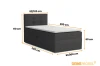 Maßangaben für Boxspringbett: Breite, Länge und Höhen