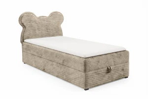 TEDDY 90x200 TILIA 11 Beige Boxspringbett Polsterbett Komplettbett für Kinder Jugendliche Deine Möbel