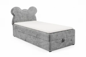 TEDDY 100x200 TILIA 86 Hellgrau Boxspringbett Polsterbett Komplettbett für Kinder Jugendliche Deine Möbel
