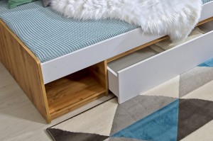 ARCO 09 Kinderbett Jugendbett Einzelbett Bett 90x195 cm 90x200 Kinderbett Einzelbett mit Schublade Deine Möbel 