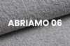 Abriamo 06 light grey bouclé fabric, close-up of the upholstered furniture texture.