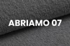 Abriamo 07 mittelgrauer Bouclé-Stoff für Betten und Sofas, Struktur-Nahaufnahme.