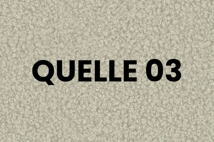 Nahaufnahme Bouclé-Stoff in Beige, Stoffmuster Quelle 03.