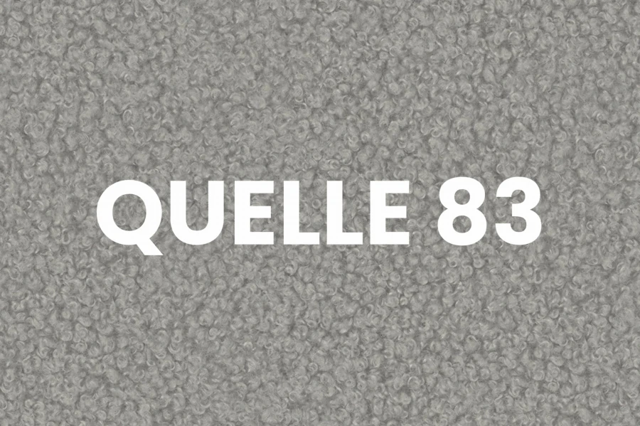 Hellgraue Bouclé-Stoff Textur QUELLE 83 für Polsterbetten.