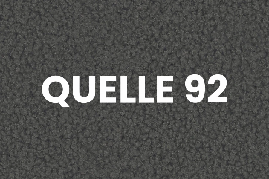 Dunkelgraue Bouclé-Stoff Textur QUELLE 92 für Polsterbetten.