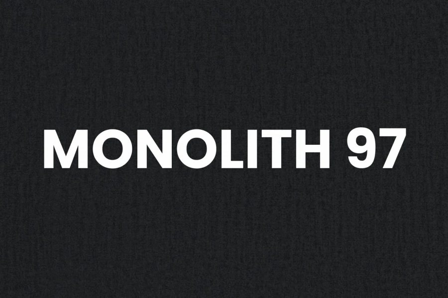 Stoffmuster Monolith 97 dunkelgrau - Strukturansicht für Polsterstoffe.