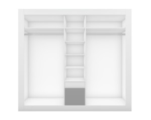 HEAVEN II Schlafzimmer Set Komplettschlafzimmer Kleiderschrank 230 cm breit Deine Möbel 