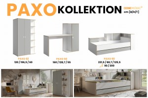 PAXO Kleiderschrank mit Regalen Deine Möbel  