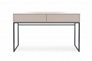 GENEVE 137 cm breit Schminktisch Sandbeige Dunkelgrün Deine Möbel 