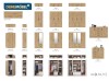 Modulares Kleiderschrank-System Artisan Eiche: Maße und Varianten.