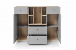 OLAF D Kinderzimmer-Set Jugendzimmer-Set Kleiderschrank Regal Kommode Sideboard Deine Möbel   