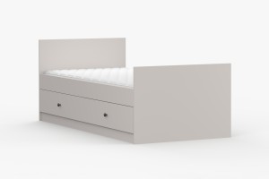 OSCAR Kinderbett in Weiß / Cashmere Deine Möbel  