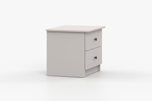 OSCAR Nachttisch in Weiß / Cashmere Deine Möbel  