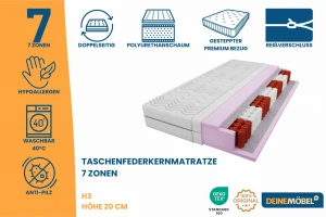 VIVIAN 160x200 Boucle Quelle 03 Creme Polsterbett mit Bettkasten und Lattenrost Bouclé Deine Möbel