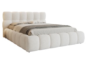 LUVA Polsterbett mit Bettkasten und Lattenrost in Bouclé Deine Möbel  