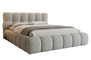 LUVA Polsterbett mit Bettkasten und Lattenrost in Bouclé Deine Möbel  