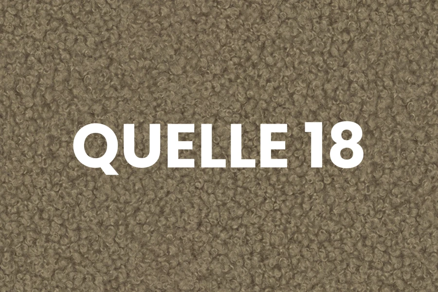 Möbelstoff Quelle 18: Strukturierter Teddy-Stoff in Taupe, Bouclé-Optik für moderne Polsterbetten.