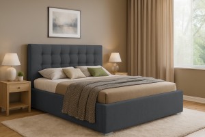 Polsterbett KINA mit Bettkasten Deine Möbel
