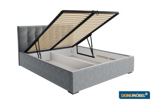 Polsterbett KINA mit Bettkasten Deine Möbel