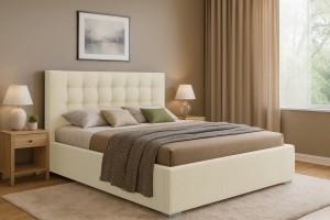 Polsterbett KINA mit Bettkasten Deine Möbel