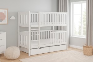 ELSA 90x200 Weiß Etagenbett Deine Möbel