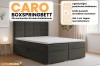 Highlights des Caro Boxspringbetts: 2 Bettkästen, große Farbauswahl und inklusiver 4 cm Topper.