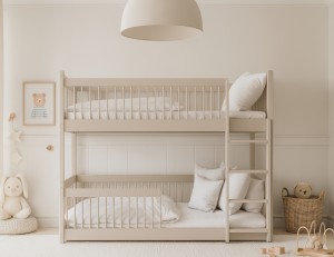 CHARM 90x200 Cashmere Etagenbett inkl. Lattenrost Deine Möbel 