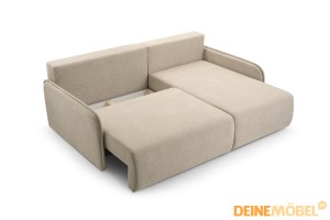 MIREA Ecksofa Wohnlandschaft mit Schlaffunktion Deine Möbel  