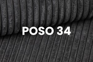 LON IV 200x200 Cord Poso 34 Anthrazit Boxspringbett Komplettbett Polsterbett Cord-Samt Deine Möbel