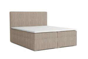 LOFT IV 180x200 Poso 02 Beige Boxspringbett Komplettbett Polsterbett Cord-Samt Deine Möbel